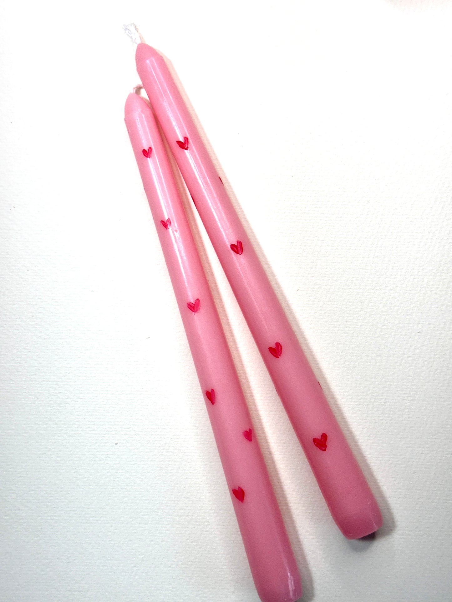 Valentine’s Day taper candles (unscented)