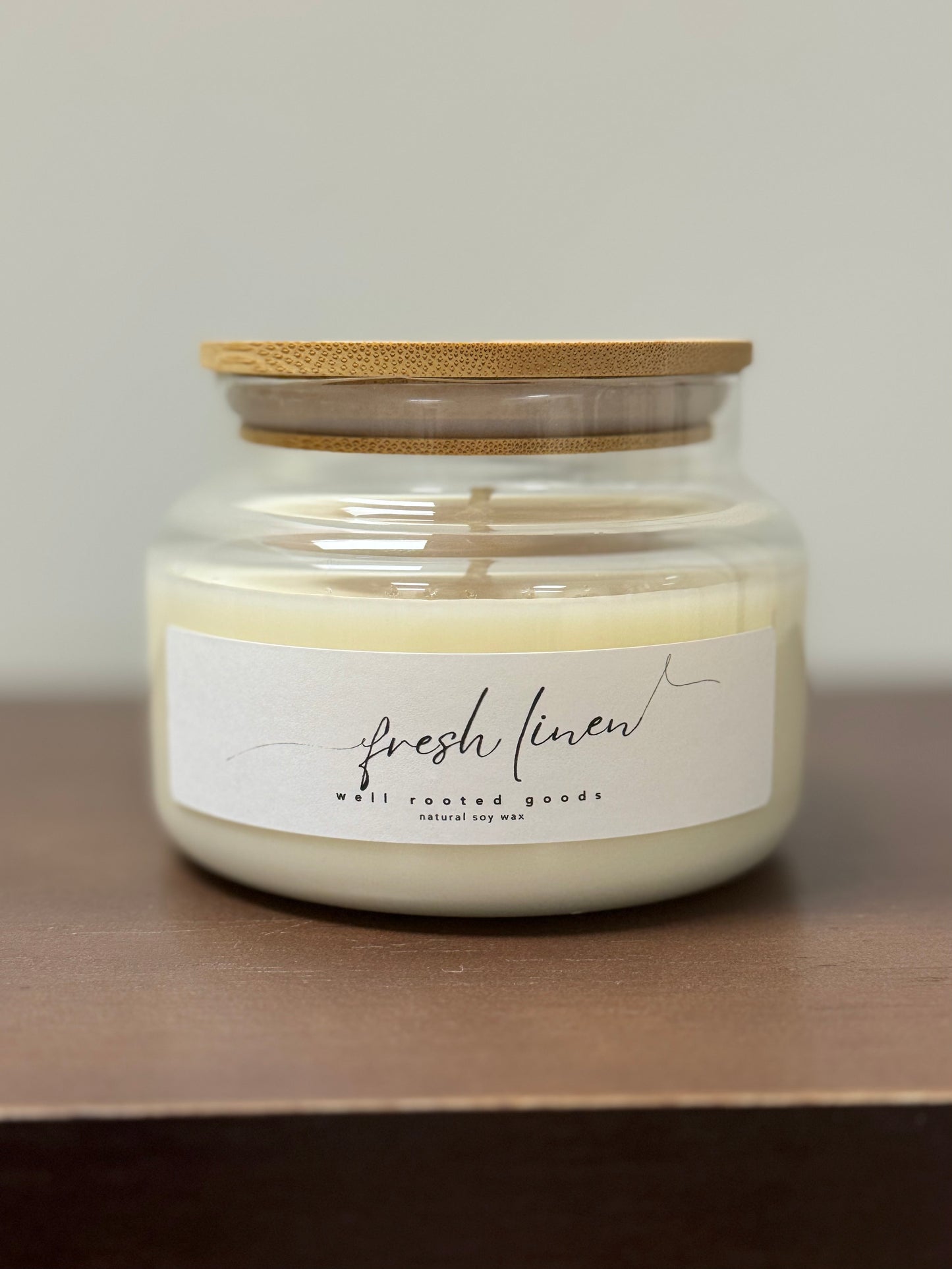 Odor Eliminator Soy Candle I Fresh Linen