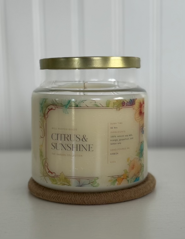 Citrus Sunshine  I Soy Candle  I 16 oz